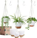 self watering hanging planters for indoor plants large, main product view
