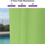 PURPLE LEAF 8' X 8' Patio Umbrella with Steel Plate Base for Pool 7' High Offset Outdoor Cantilever Umbrella Swimming Pool Umbrella with 360°Rotation for Poolside Apple Green