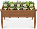 best choice products raised herb garden bed planter, main product view