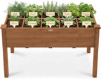 best choice products raised herb garden bed planter, main product view