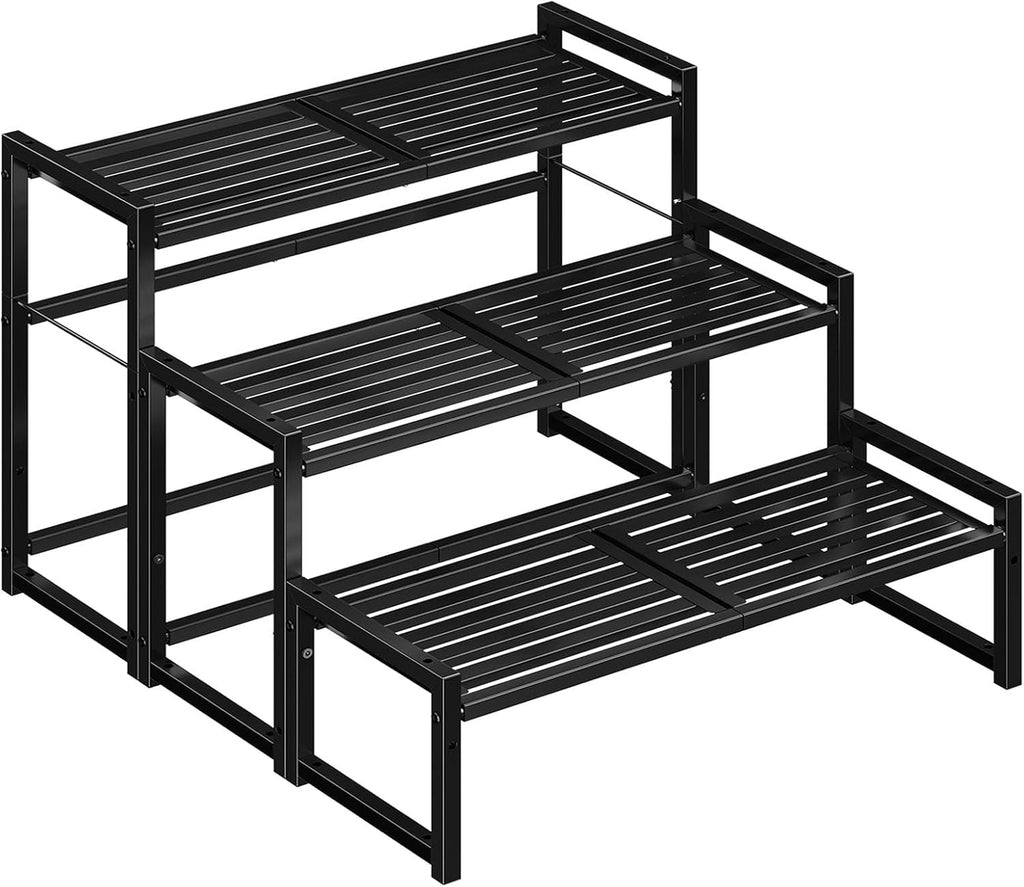 ekisemio 3-tier metal plant stand, heavy duty waterproof, main product view