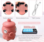 Rechargeable Water Table Pump with Huge Water Output,Water Flow Rate up to 8L/min (2.11 GPM),Kids Sand Water Play Pump,Octopus-Shaped Design,Suitable for Most Water Table on the Market
