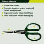 Spear & Jackson Kew Gardens Urban Oasis Japanese Bonsai Scissors - Precision Pruning Shears with Carbon Steel Blades, Fine Tip for Indoor Plants & Balcony Plants