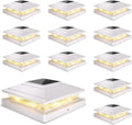solar post cap lights 12pack,warm & cool light,for, main product view