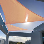 SUNNY GUARD Custom Size 10'x14'x17.2'Peach Fuzz Sun Shade Sail Right Triangle UV Block Shade for Backyard Yard Patio Deck Garden(Customized)