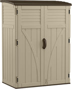 suncast outdoor storage shed, water resistant resin vertical, main product view