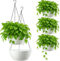maxcheck 4 pack 13 inch large hanging planters, main product view