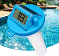 Solar Pool Thermometer Floating,Digital Pool Thermometer,Waterproof IPX8 | Large easy-read display.Includes tether rope for secure floating.Switch between °F/°C. Perfect for pools,hot tubs & ponds