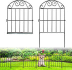 adavin 24in collapsible garden fence border, 20 panels, main product view