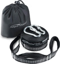 Simple Deluxe 10-Feet Pair of 800 LBS Heavy Duty Lightweight Portable Hammock Straps 32 Loops and 2 Metal Locking Carabiners, 10'
