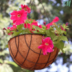 Y&M 2pcs 16“ Round Coconut Fiber Liner, 16'' Coco Liner Pre-Formed Replacement for Wall Hanging Planter Basket