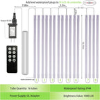 Outdoor Patio Umbrella Lights, 1000 Lumens 15W Warm White LED, Waterproof with Dimmable Timer l Umbrella Pole Light for Patio Umbrella Decor Lighting - ALL FORTUNE