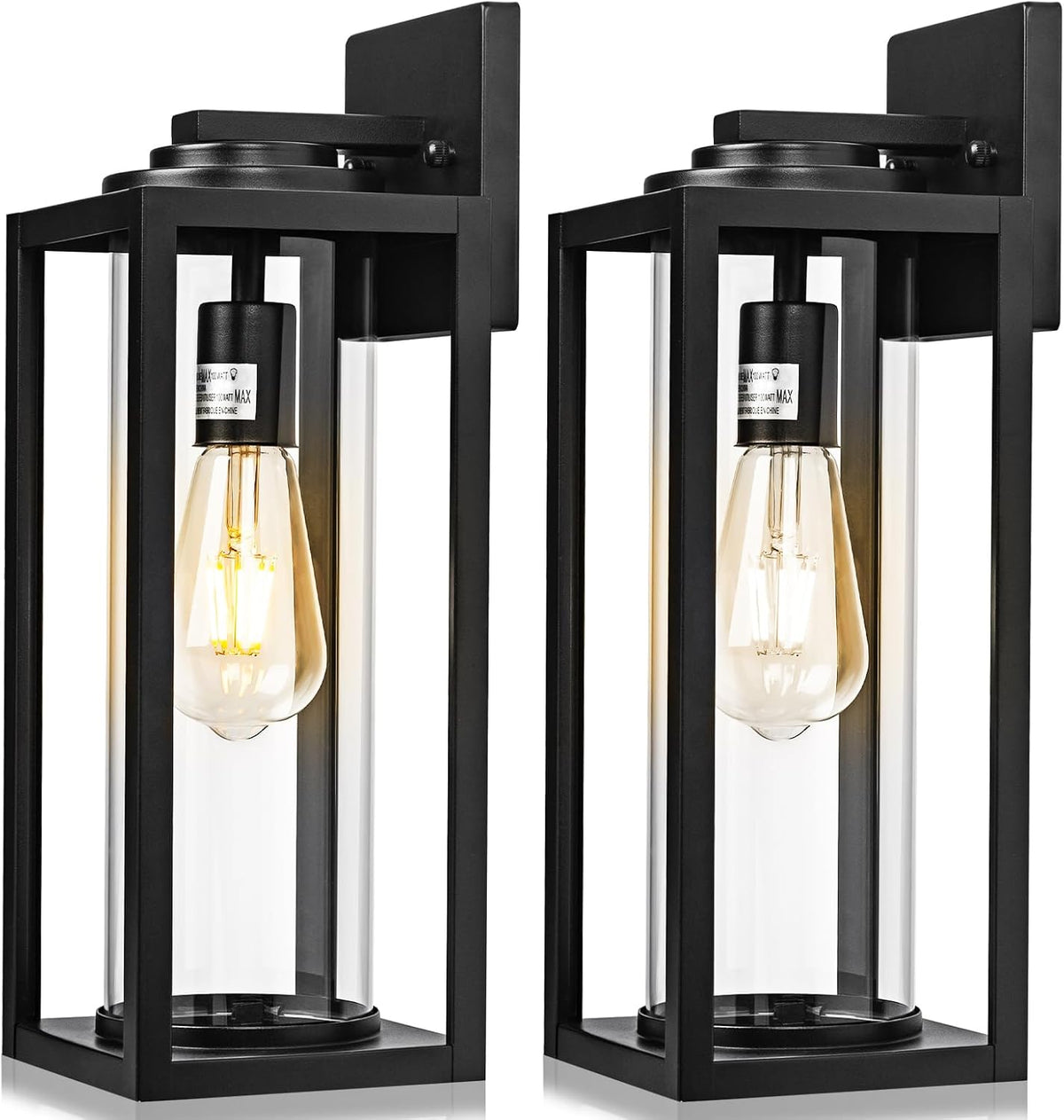 filiyano large outdoor wall lights, 16 inch,modern exterior, main product view