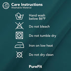 PureFit Outdoor Curtains for Patio Waterproof Weatherproof, UV Resistant Outside Curtains for Gazebo, Front Porch, Pergola, Sun Blocking Privacy Curtain, 100W x 95L inch, 1 Panel, Teal