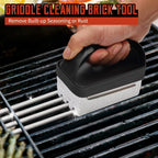 Griddle Cleaning Kit for Blackstone, Heavy-Duty Scraper & Ergonomic Handles | Non-Scratch Scouring | Flat Top Griddles | Cast Iron | Ovens & BBQ Surfaces | Removes Stubborn Grease Easily