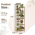 bamworld plant stand indoor outdoor 11 tier tall, package contents