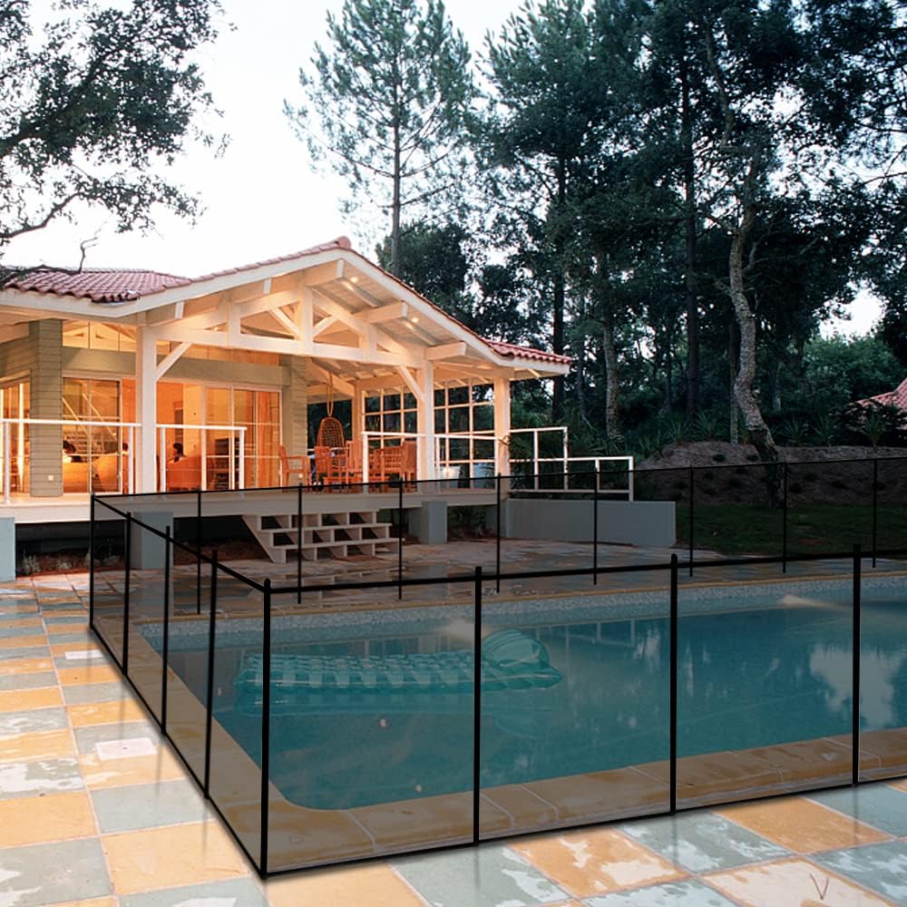vingli pool fence 4ft x 12ft inground pool, main product view