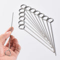 6Inch Turkey Pins,Alele Poultry Lacers Stainless Steel Skewers for Trussing Turkey and Poultry (12p)