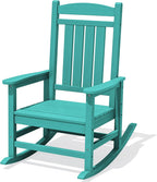 kingyes oversized outdoor rocking chair for adults, porch, main product view
