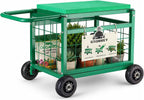 garden seat with wheels rolling garden stool heavy, main product view
