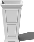 Veradek Brixton Series Tall Planter - Large Outdoor Planter for Front Porch/Patio | Crack-Resistant Plastic for All-Weather Use | Classic Estate Design for Tall Plants, Flowers, Trees