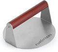 6.5'' Smash Burger Press Patty Maker, Hamburger Smasher Tool, Heavy-Duty Stainless Steel, BBQ Grill and Flattop Griddle Accessory - Commercial Grade