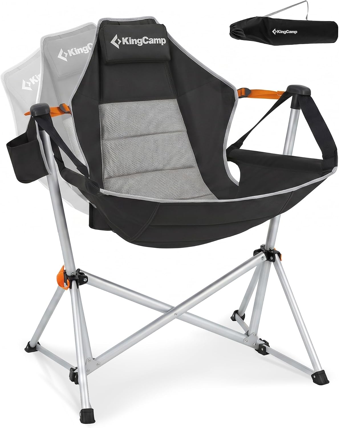 kingcamp hammock camping chair, 400lbs heavy duty swing, main product view