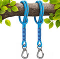 2 Pack Tree Swing Straps Hanging Kit with Stainless Steel Buckle | 3FT Heavy Duty 2000lb Capacity Hammock Straps, Adjustable Rope Straps for Tire Swing, Porch Swing, Camping & Playground