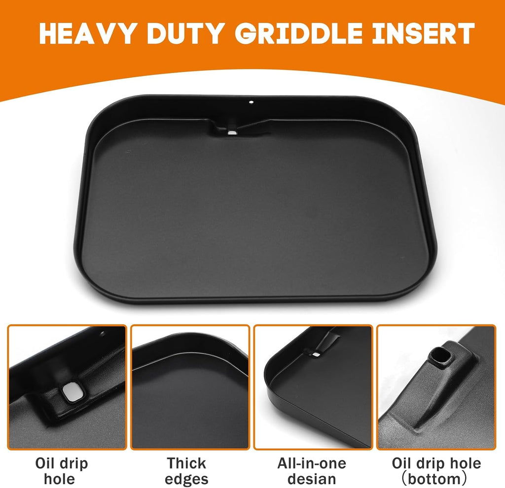 OG701 Griddle Plate Insert for Ninja Woodfire Outdoor Grills OG700 Series | Premiun Non-Stick Griddle Pan for Ninja XSKGRDPLT Woodfire OG701 Grill Accessories