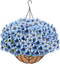 artificial hanging flower for outdoors(blue), main product view
