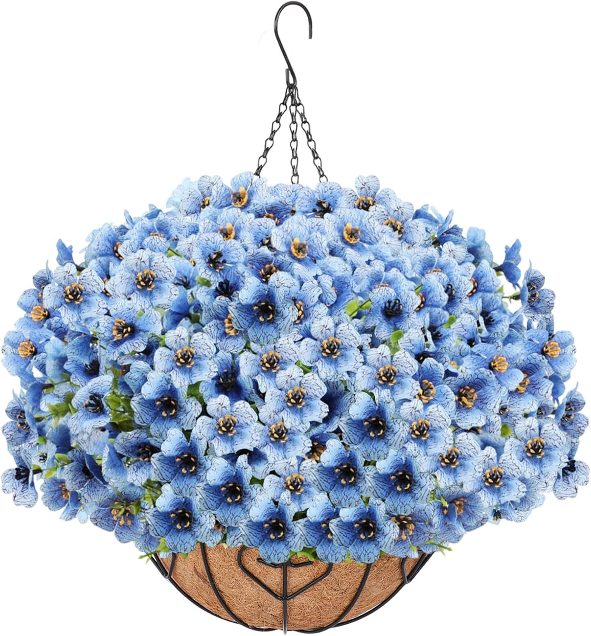 artificial hanging flower for outdoors(blue), main product view