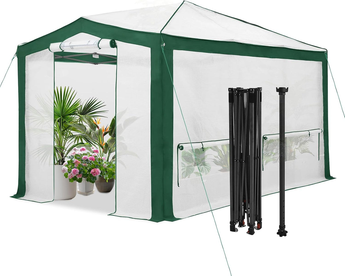 eagle peak 12x8 walk in pop up greenhouse, main product view