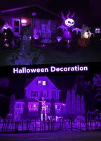 Elenora Halloween Spotlights Outdoor, 15W LED Black Light/Blacklight for Glow Party Body Paint Fluorescent Poster, 110V Plug-in Spot Light IP65 Waterproof Landscape Lighting for Yard Garden, 1 Pack