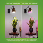 GE Grow Lights for Indoor Plants, BR30 Indoor Floodlight, 2 Pack | LED Light Bulbs for Flowers and Fruit, Advanced Red Light Spectrum, 25, 000 Hours Lifespan, 15 PPF, Packaging May Vary