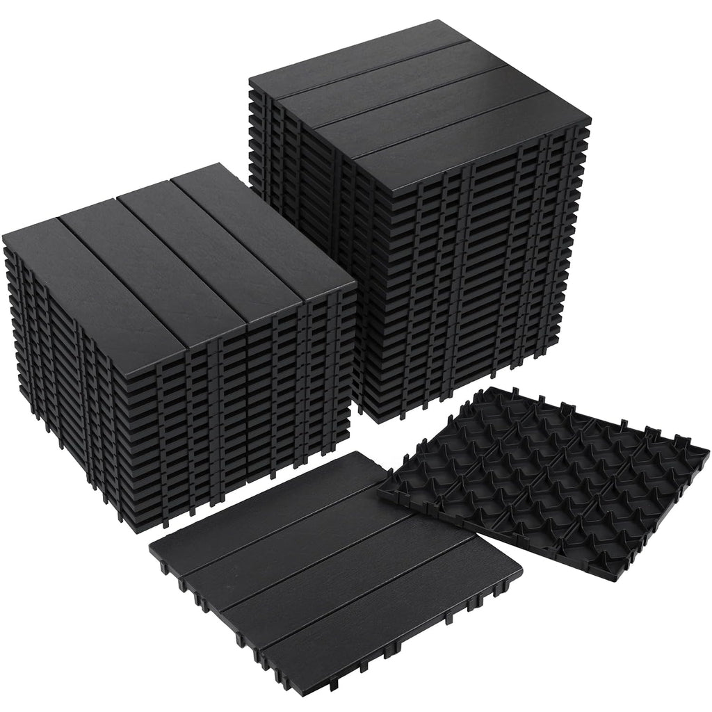 neoaider 36pcs plastic interlocking decking tiles 12" x, main product view