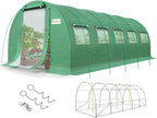 king bird premium 25x10x6.6ft greenhouse for outdoors, large, main product view