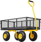 vevor heavy duty steel garden cart 900 lbs, view 9