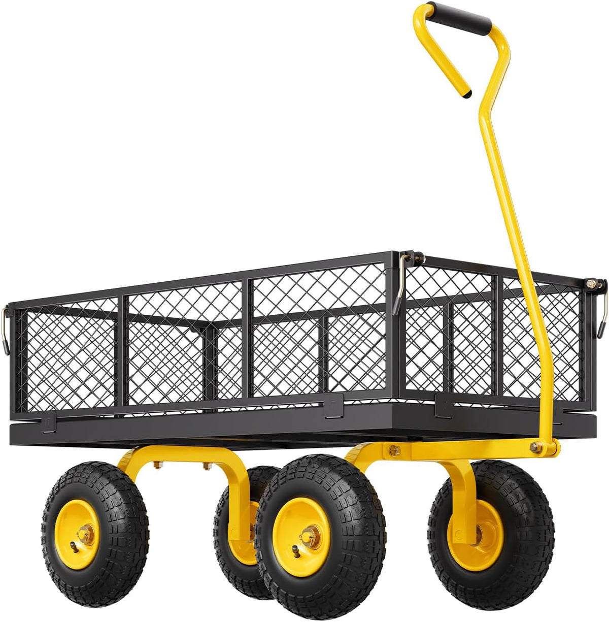 vevor heavy duty steel garden cart 900 lbs, view 9