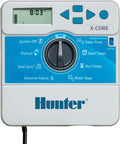 Hunter X-Core XC800i Indoor Sprinkler Timer, 8 Zone Irrigation Controller | Indoor 8 station irrigation controller with easy programming, manual controls, seasonal adjust, and standard dial operation