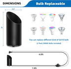 sunvie 2 pack up lights indoor floor can on a desk or shelf