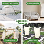 10ft x 50ft plant covers freeze protection, package contents