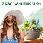 Plant Watering Globes Set of 6 - Large Glass Self Watering Bulbs Up to 7 Days of Irrigation - for Indoor & Outdoor Plants - Multicolor, Automatic, Glass Watering Bulbs for Daily Use, Watering Devices