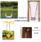 Tree Swing Strap Hanging Kit, 2 Pcs Short Straps, 9.84 inches | Hammock Straps, 2 Pcs Heavy Duty Hook Clasps, For Swing Hammocks Yoga Seat Sandbags, Gym Equipment Pulley System