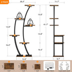 bacekoll plant stand with grow light 2 pack, package contents
