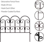 garden edging border decorative fences panel 18" w, view 9