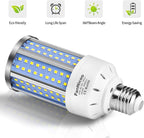 2-Pack 200W Equivalent LED Corn Light Bulb 3000 Lumen 6500K Cool White Daylight 30W LED Corn Lamp E26/E27 Medium Base for Indoor Outdoor Warehouse Garage Basement Backyard Factory Barn and Many Areas