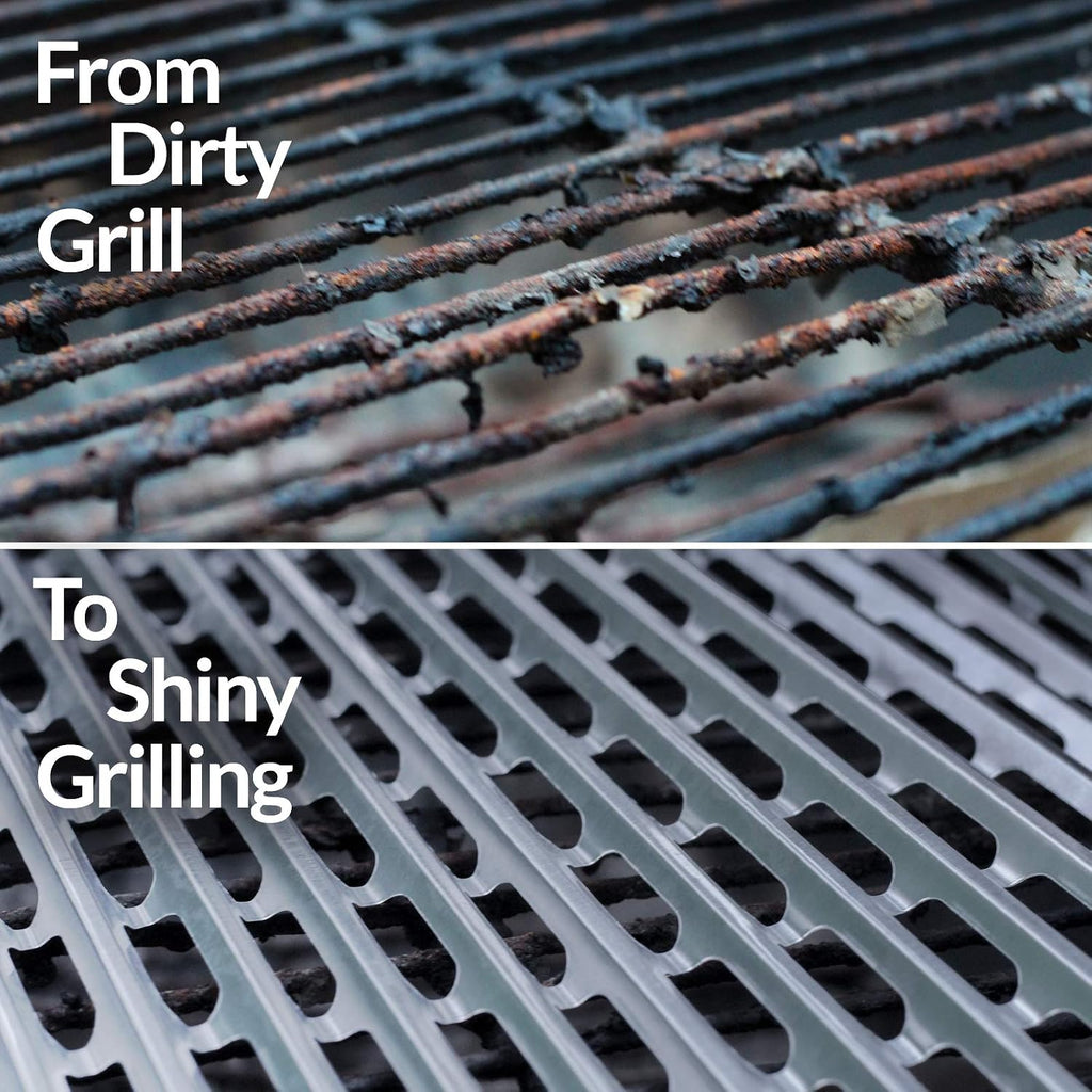 Food Grade Aluminum Disposable Grill Grate Liners, Pack of 12 Grill Toppers/Liners (12 x 20 Inch)