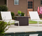 Rubbermaid Medium Resin Outdoor Storage Deck Box (74 Gal) Weather Resistant Brown Deck Organization for Home/Backyard/Pool Chemicals/Toys/Garden Tools/Porch/Patio Cushions