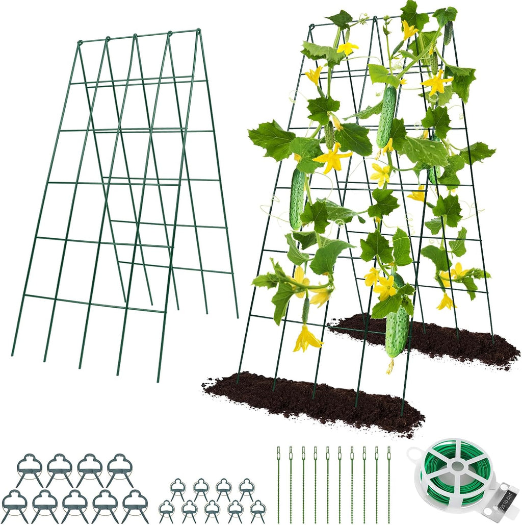 rifny cucumber trellis for raised bed, garden trellis, main product view