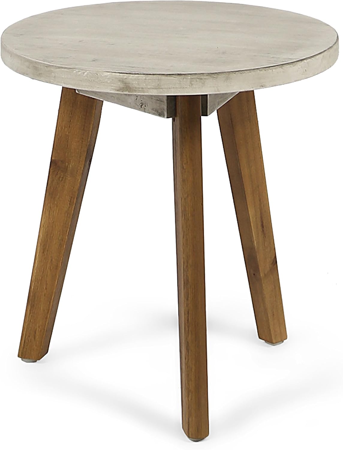 christopher knight home gino outdoor acacia wood side, main product view